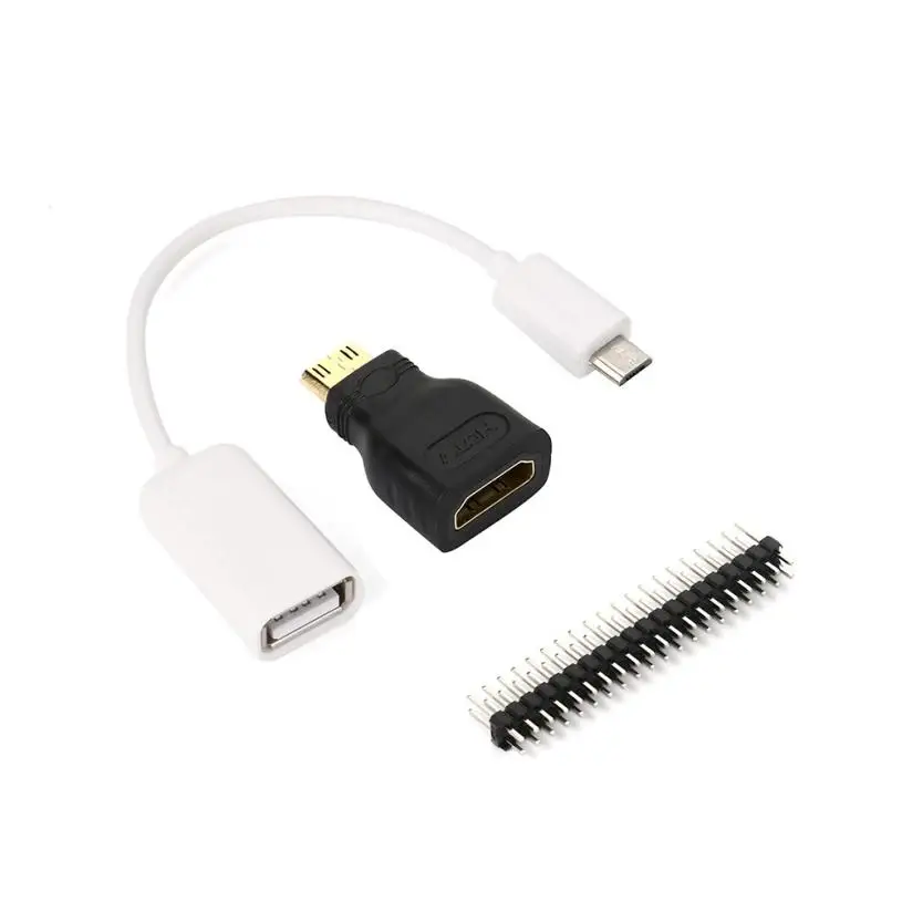 HIPERDESL для Raspberry Pi Zero Mini HDMI Male To Female + Micro USB GPIO аксессуар Oct12|usb to usb|usb usbusb usb |