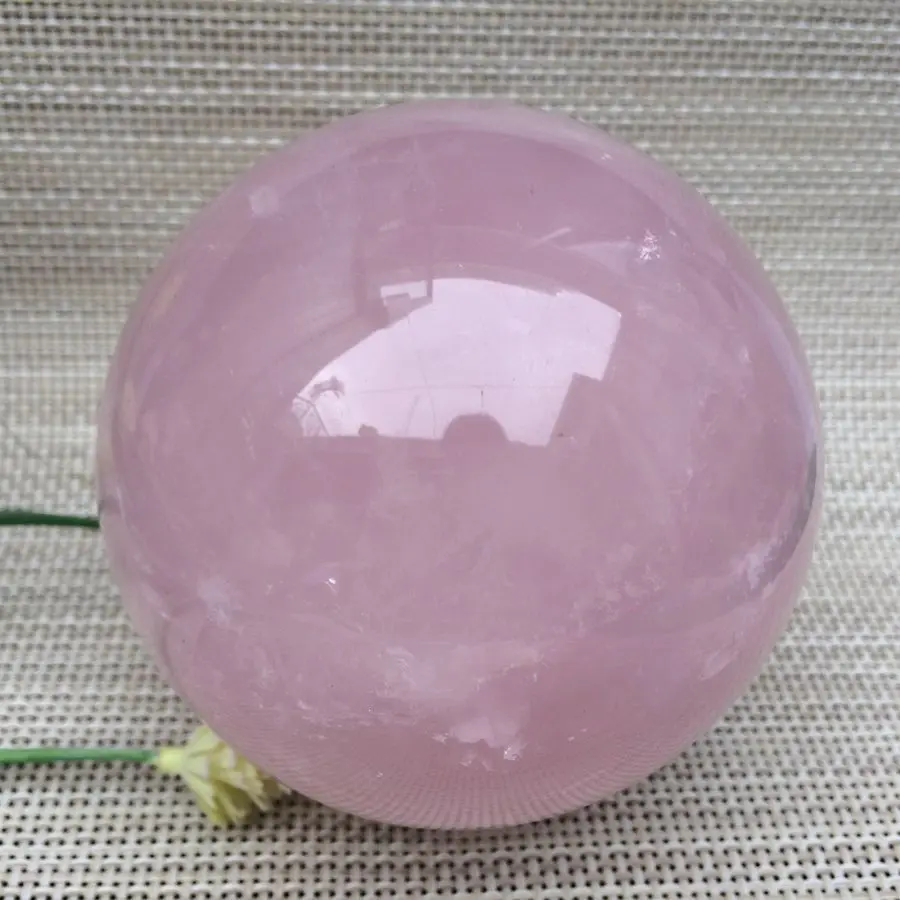 Natural Rose Quartz Crystal sphere Healing Ball for home decoration | Дом и сад
