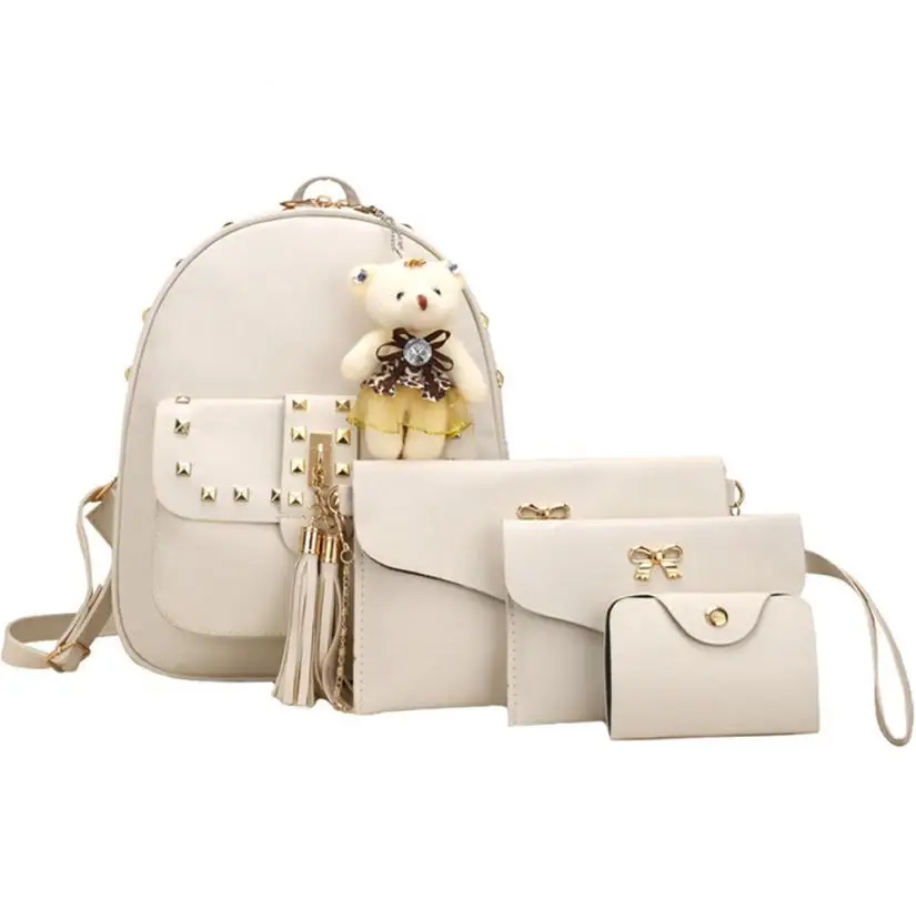 Женский рюкзак MOLAVE на молнии с кисточками 4 комплекта|tassel backpack|backpack qualityquality backpacks |