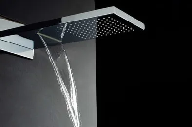 Форсунка для ванной скрытая Лейка душа с давлением ультратонкая латунная