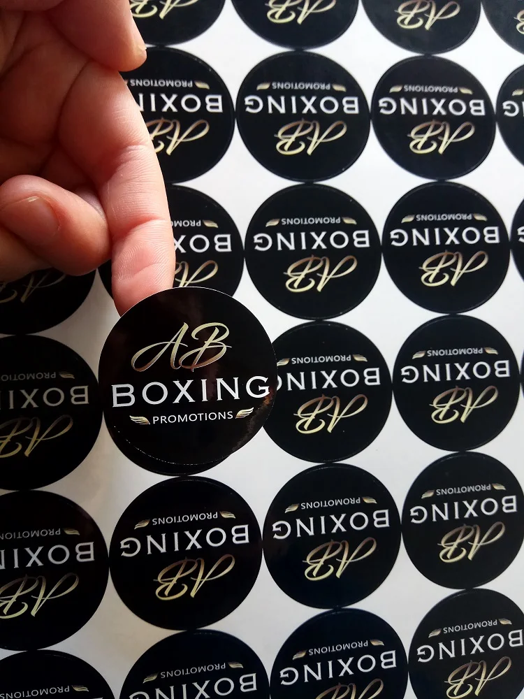 

65mm Custom logo printing Sticker Label