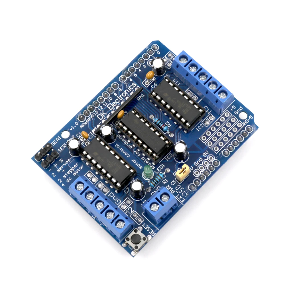 Плата расширения двигателя L293D для Arduino Duemilanove 1 шт.|Интегральные схемы| |