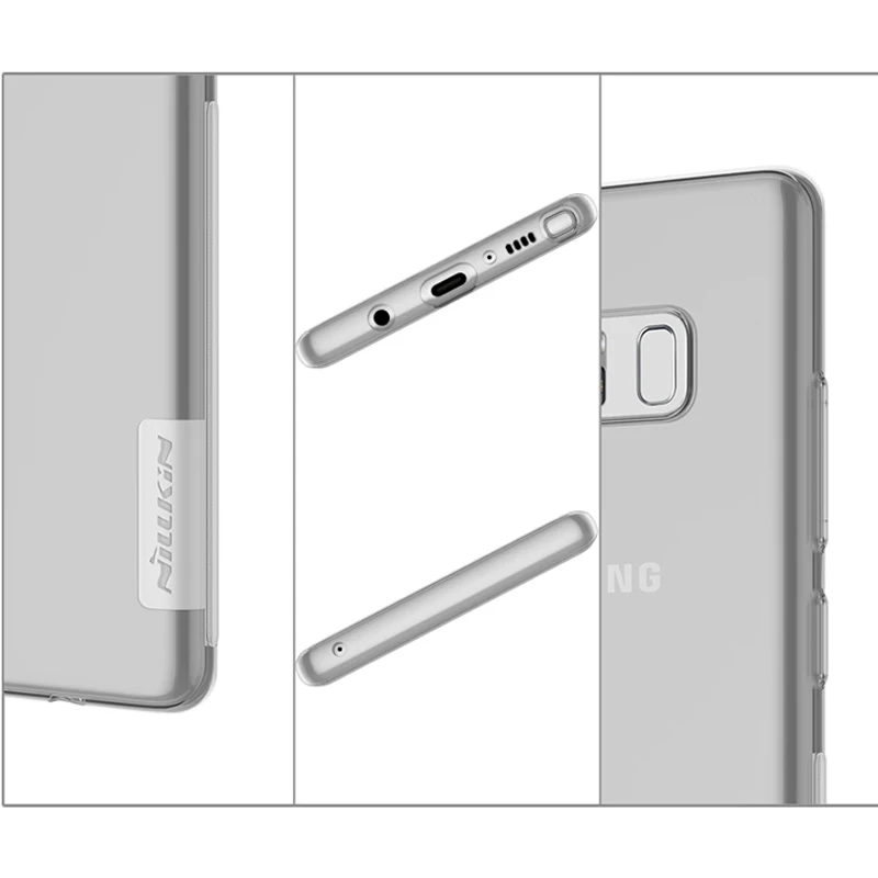 Чехол для Samsung Galaxy Note 8 9 чехол Nillkin Мягкие силиконовые ТПУ чехлы на заднюю панель