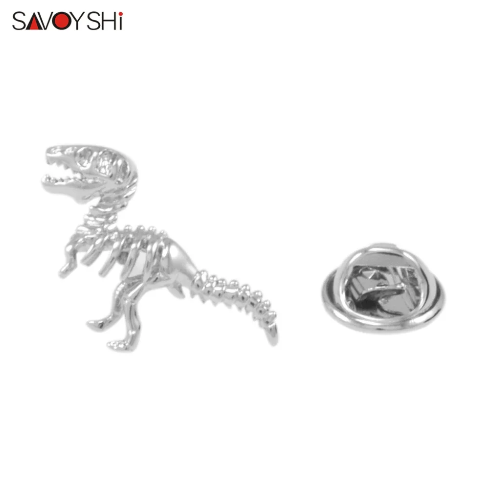 Значок на булавке в виде динозавра серебристого цвета|brand brooch|brooch brandbrooch designer |