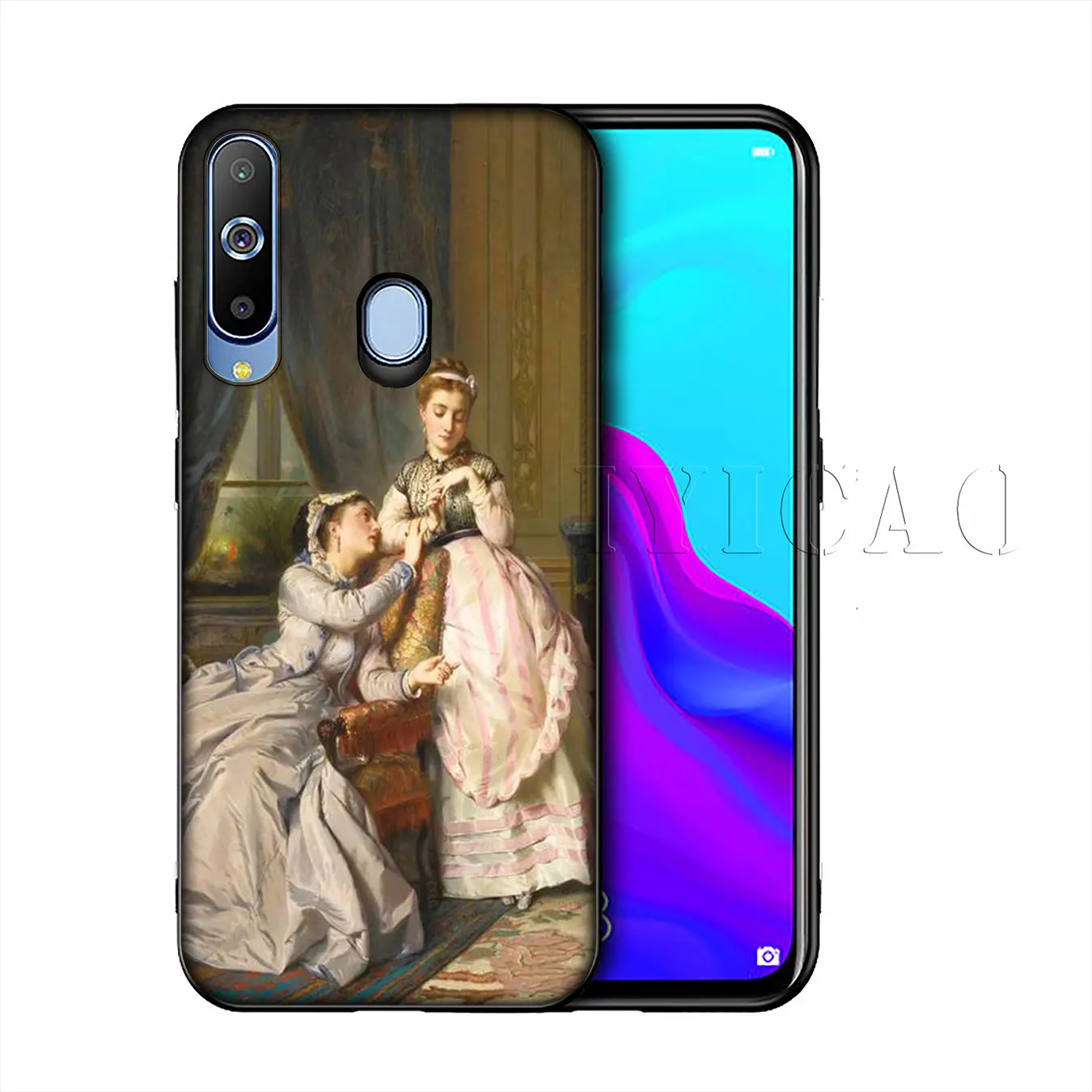 IYICAO классический силиконовый мягкий чехол для Samsung Galaxy A10 A30 A40 A50 A70 M10 M20 M30|Бамперы|