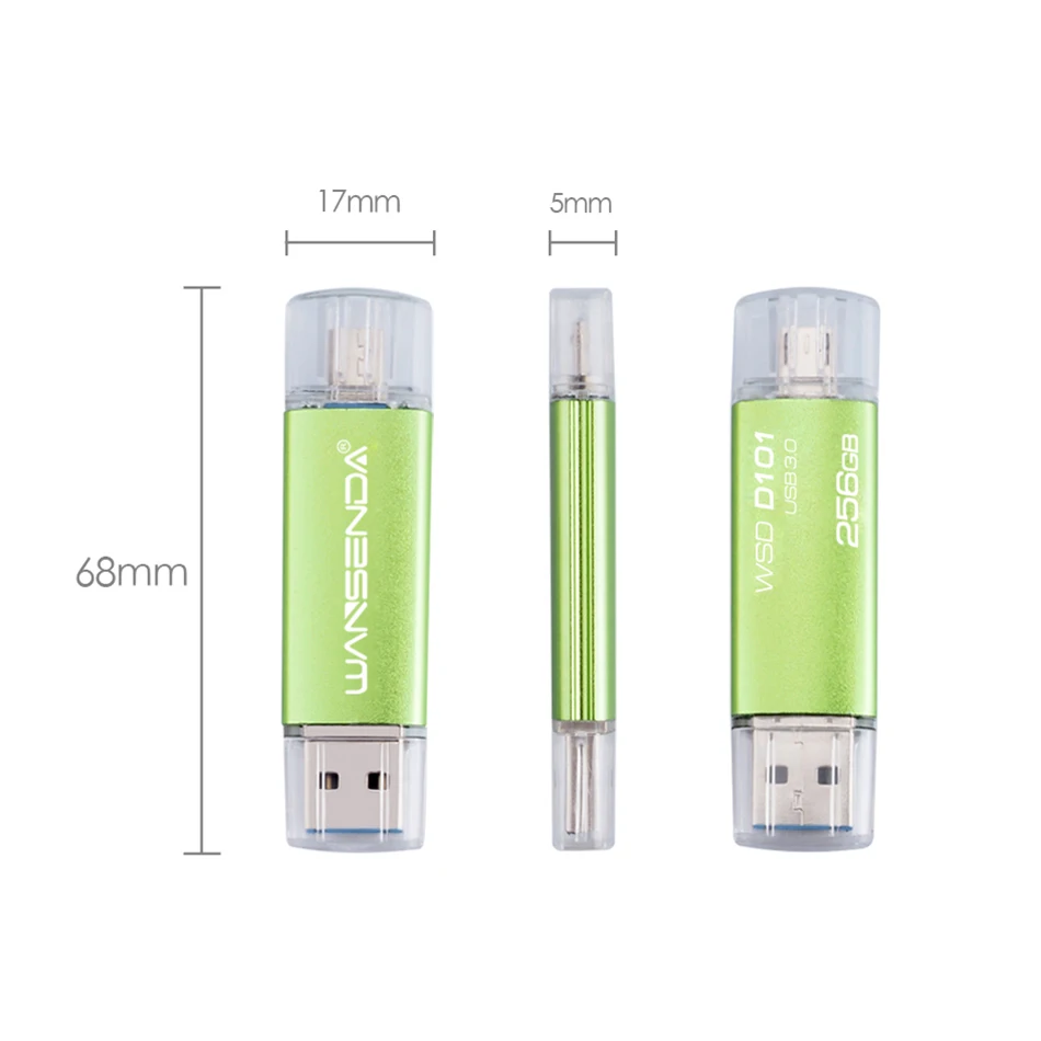 Флеш-накопитель Wansenda USB 3 0 высокоскоростной флеш-накопитель 256 ГБ 128 64 32 16 OTG для