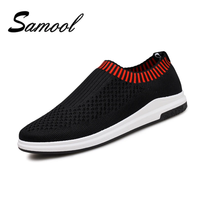 High Top Men's Summer white Weaving espadrilles Men Sock Shoes Comfort Slip On Breathable Chaussure Male Luxury Brand E4 | Обувь