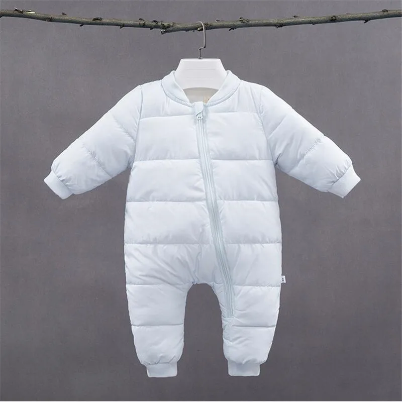 BibiCola теплый для новорожденного комбинезоны младенцев зимняя утепленная верхняя