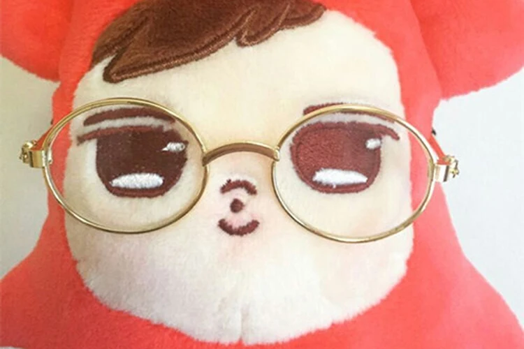 15-20 см got7 очки для кукол Набивные плюшевые игрушки 7,5 см eyesglasses