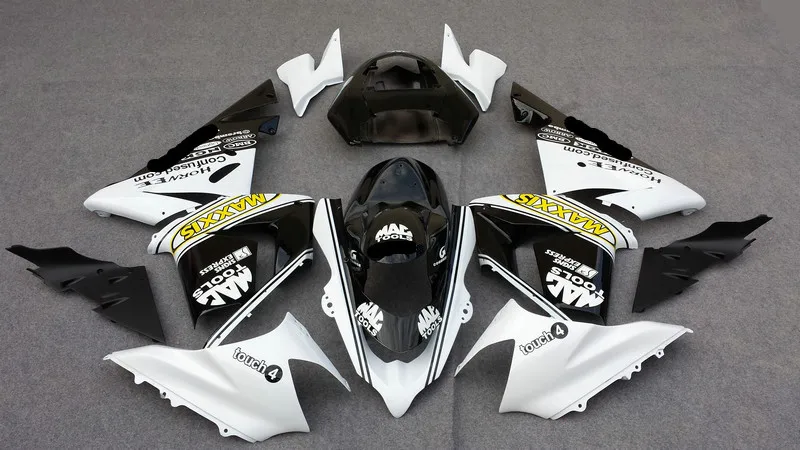 Лучший комплект обтекателей для мотоцикла KAWASAKI Ninja ZX10R 04 05 ZX 10R 2004 2005 ABS холодный
