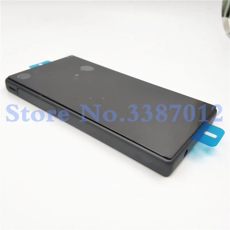 Полный Корпус ЖК дисплей Панель Средний рамки для Sony Xperia Z5 компактный E5803 E5823 батарея крышка двери Боковая кнопка с логотипом