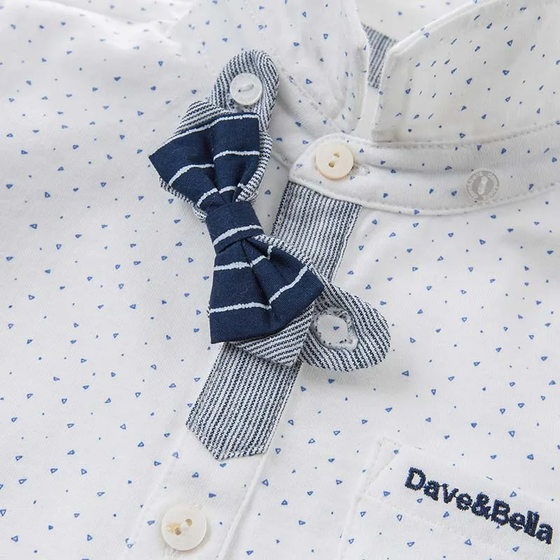 Dave bella summer baby suit boys fashion printing costumes kids clothes children boutique clothing sets DB7231 | Детская одежда и