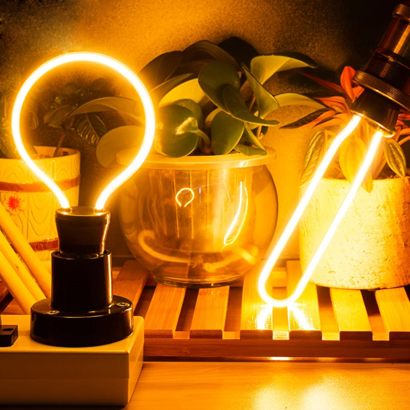 Soft LED Filament Lamp 4.5W AC220V Warm Yellow Vintage Classic Edison Bulb Industrial Creative Plafond Loft Coffee Bar Decoratio | Лампы и