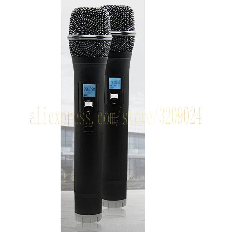 

Pro UHF one to four wireless microphone professional stage performance meeting KTV Family the sound box condenser microphone