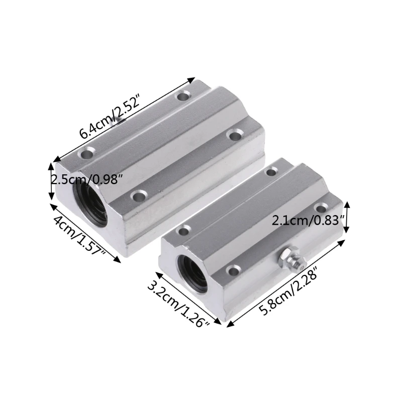 1 шт. SCS8LUU SCS10LUU линейные шарикоподшипники скользящие блочные втулки CNC