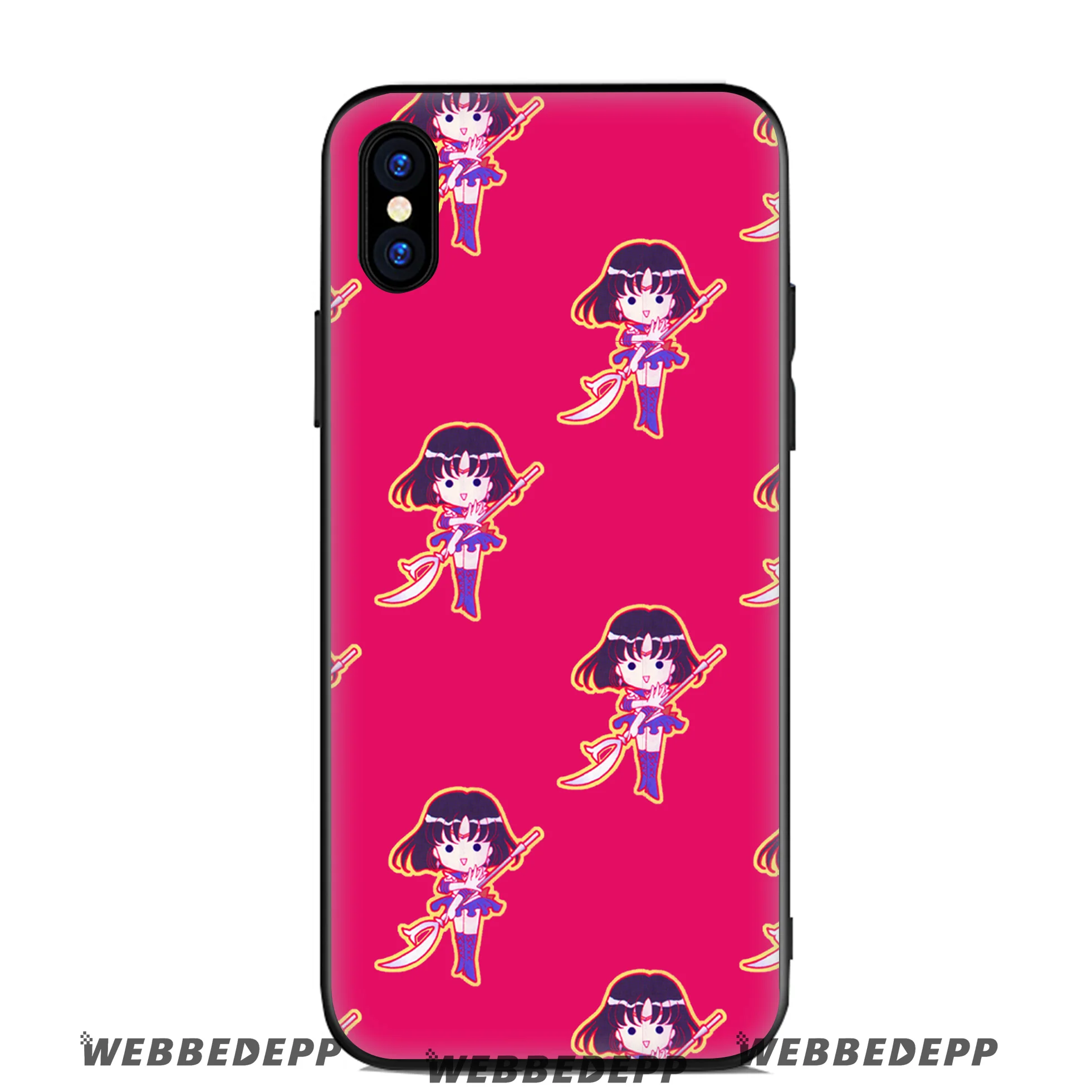 WEBBEDEPP Sailor Moon Girl Anime Soft Silicone Case for Apple iPhone 11 Pro Xr Xs Max X or 10 8 7 6 6S Plus 5 5S SE TPU |
