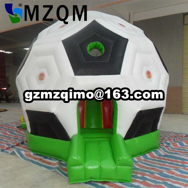 

Inflatable Kids Bouncer Slide , Jumping Castle for Football Fan