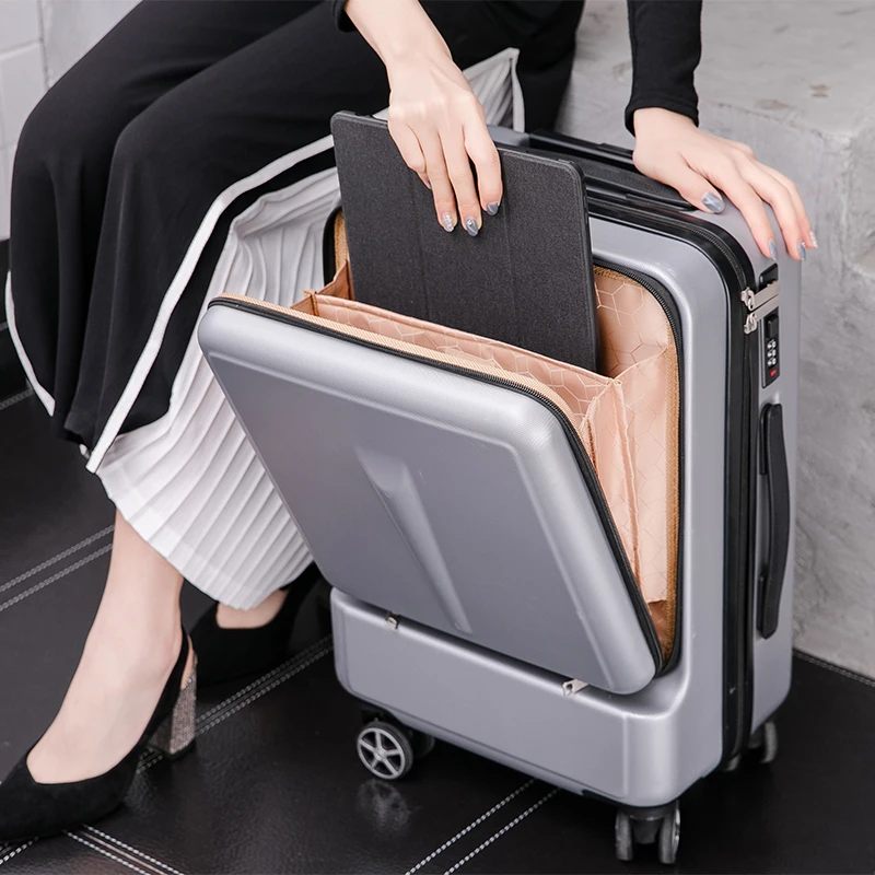 20&quot24&quotinch Women Rolling Luggage Travel Suitcase Case with Laptop Bag Men Universal wheel Trolley PC Box | Багаж и сумки