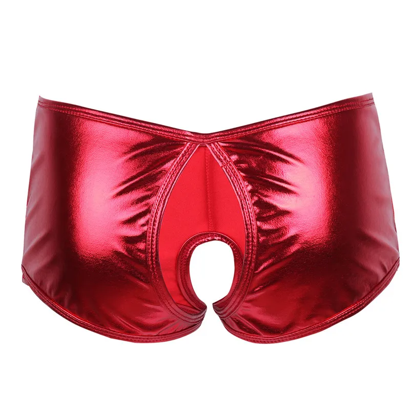 Женское сексуальное нижнее белье Wetlook короткие экзотические трусики из