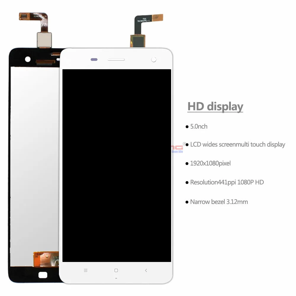 ЖК-дисплей 5 0 &quotдля XIAOMI Mi 4 оригинальный сенсорный экран с дигитайзером и рамкой
