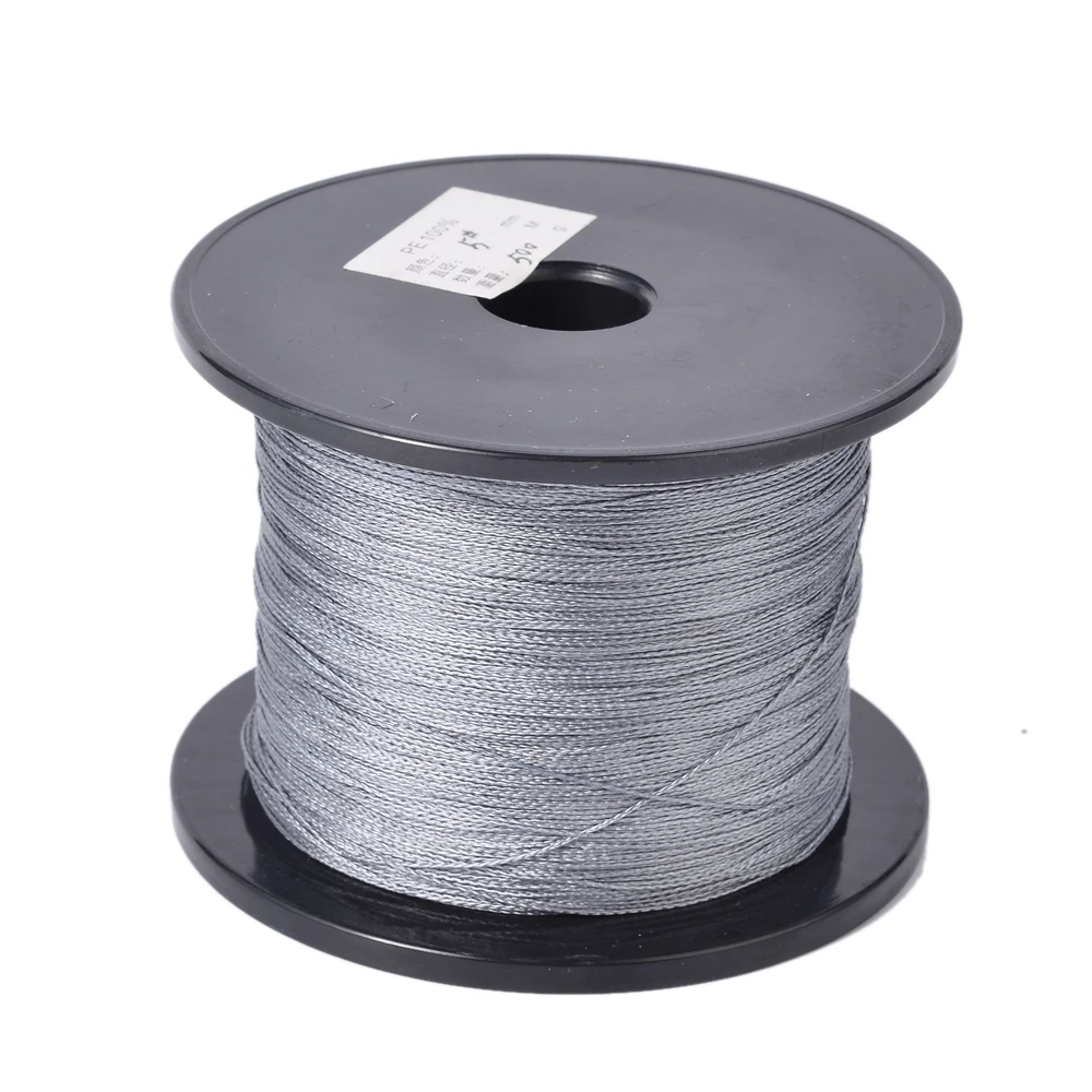 500 м/рулон серая многонитевая рыболовная леска супермощная для подводной ловли
