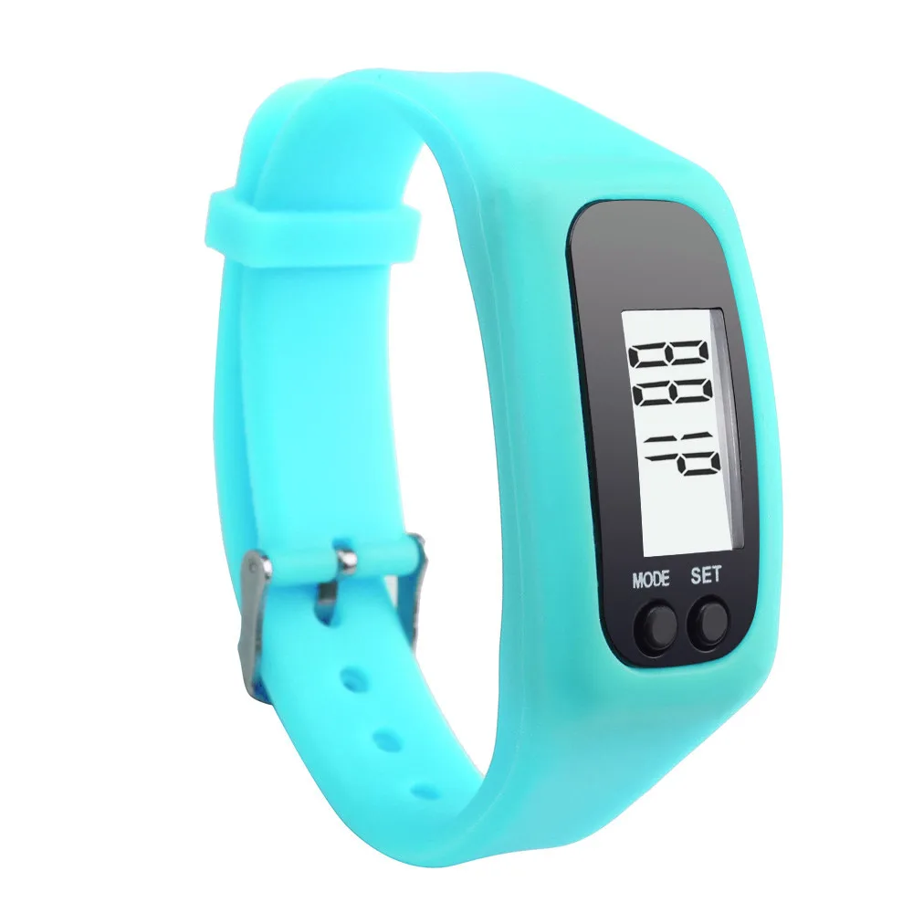 8Color Fashion Design Multifunction Digital LCD Pedometer Fitness Run Step Walking Distance Calorie Counter Watch Bracelet | Наручные