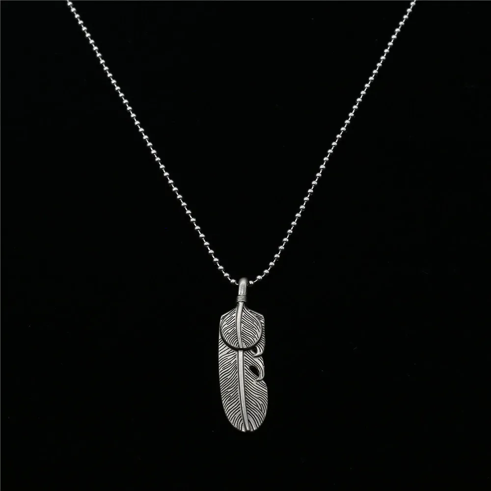 Богемный под воротник Kolye панк хип хоп винтажные крылья из перьев длинный Ketting