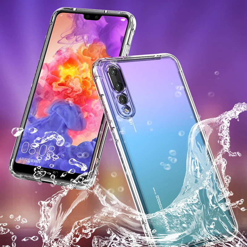 Противоударный мягкий силиконовый чехол из ТПУ для Huawei P20 Lite Pro Nova 3i Mate 10 20