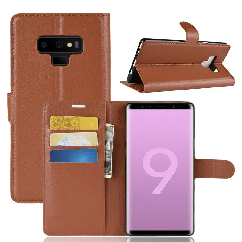 Flip Leather Case cover For Samsung Galaxy Note9 Note 9 SM-N960 N9600 Note8 8 N950 Phone Cover Wallet case with Stand | Мобильные