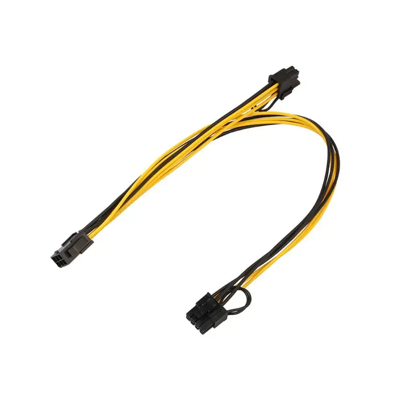 5 шт./лот 6 контактный PCI Express на 2 x PCIe 8 (6 + 2) pin M/F материнская плата видеокарта e GPU