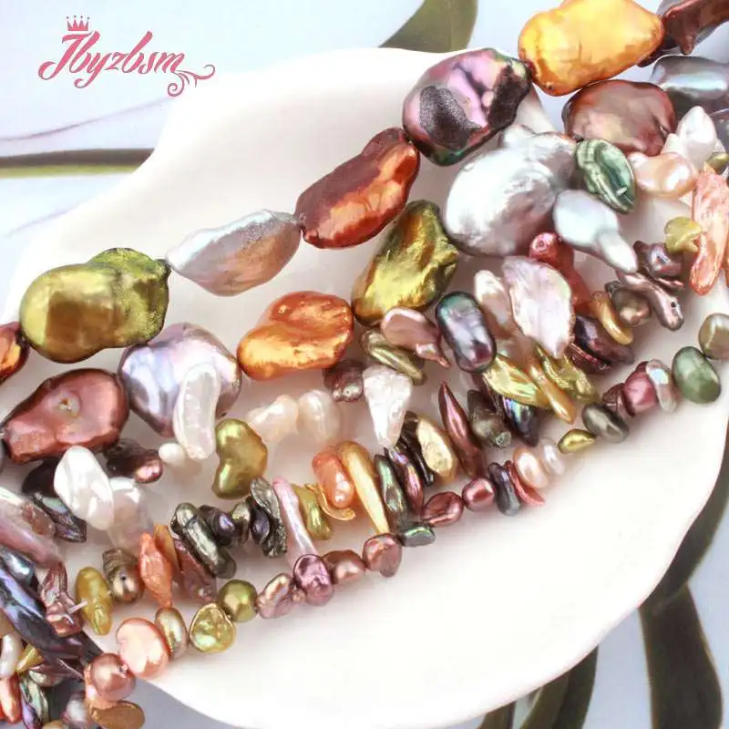 Бусины Из Натурального пресноводного жемчуга 15 дюймов | Украшения и аксессуары