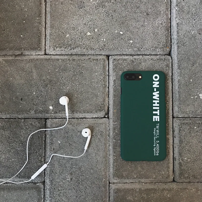 Роскошный чехол для телефона в Корейском стиле с надписью iPhone 6 Puls 7 8 X XS Max XR