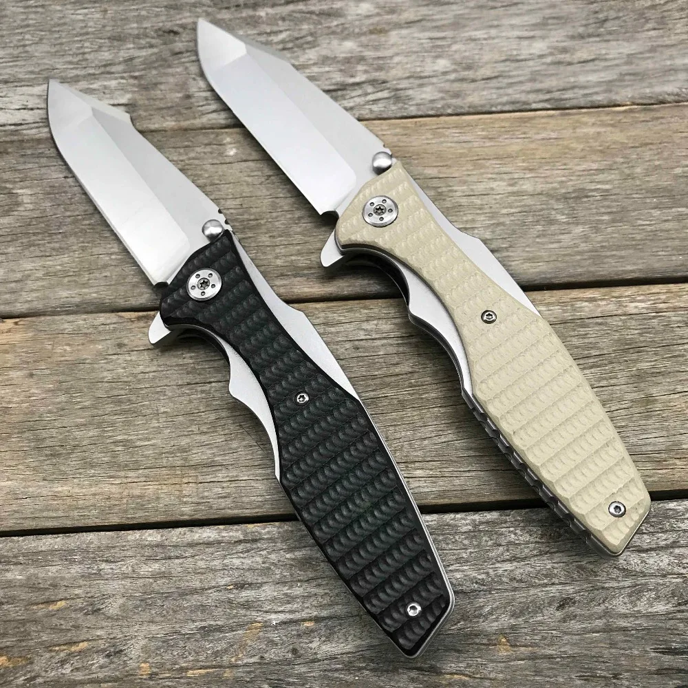 Складной нож LDT 0393 CPM 20CV лезвие G10 шариковый подшипник тактический для кемпинга