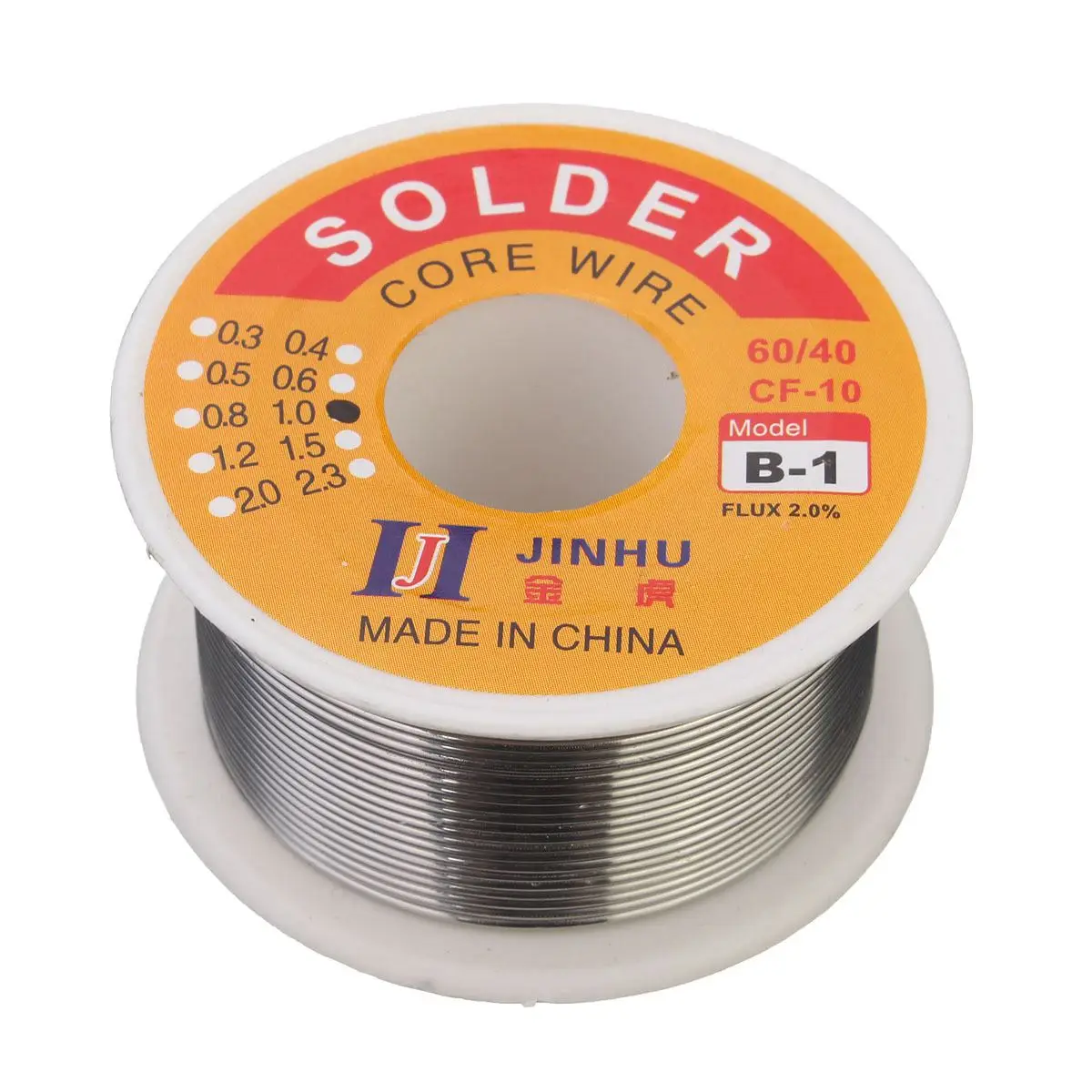 JINHU 1mm 100g Solder Wire Tin Lead 60/40 Flux 2.0% Rosin Soldering Core | Инструменты