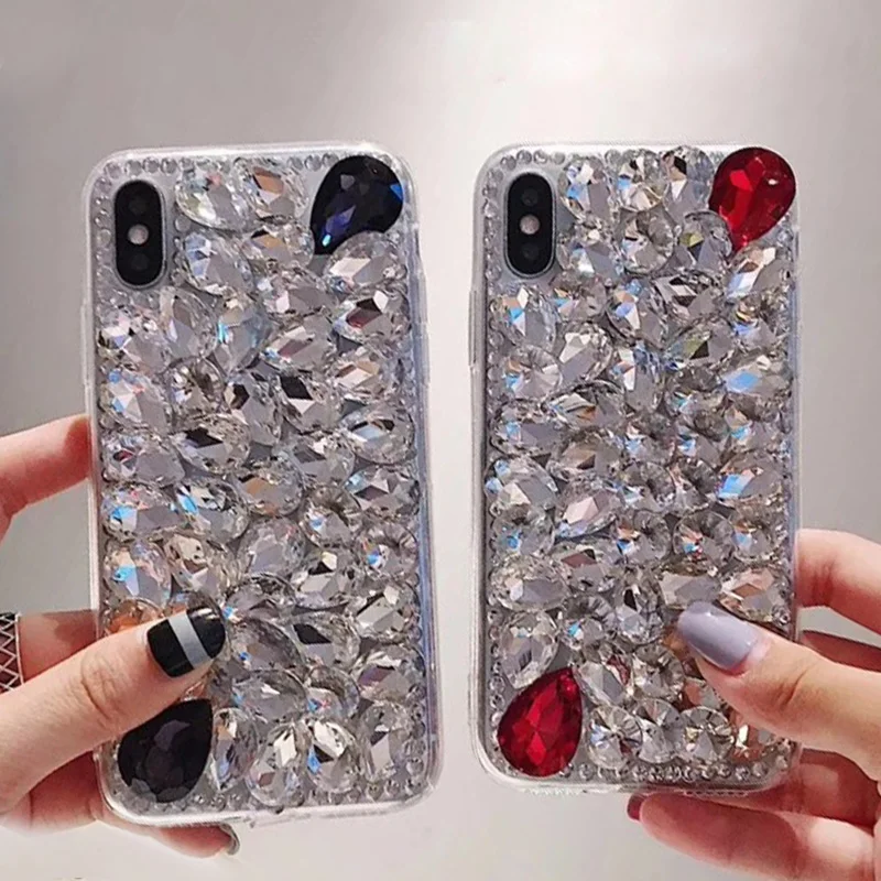 Rheinruby DIY блестящие стразы чехол для huawei mate 20 P20 Pro P9 P10 Plus 9 10 Nova 3I s| |