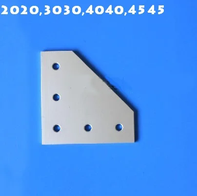 90 градусов Соединительная пластина угловой кронштейн полоса для алюминиевого