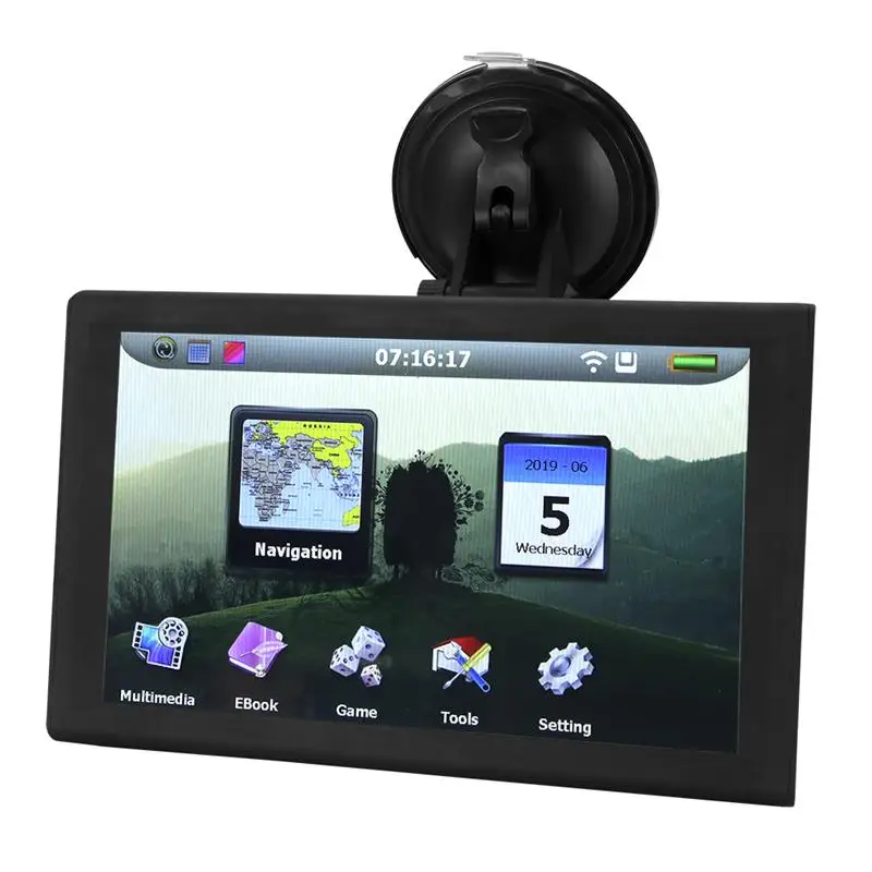 9-дюймовый сенсорный HD-экран Навигатор для грузовика автобуса авто GPS навигация