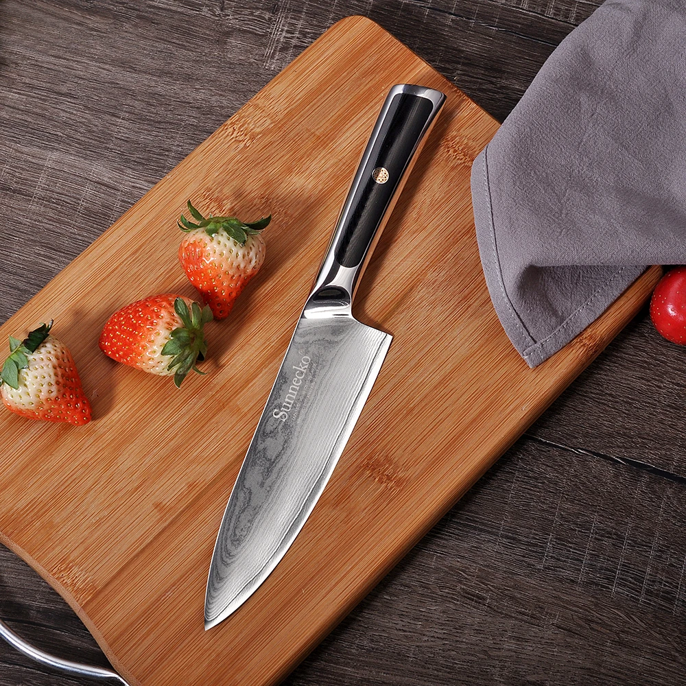 Набор кухонных ножей SUNNECKO 2 шт. 6 5 дюйма 3 лезвие из дамасской стали|knife set|kitchen knife