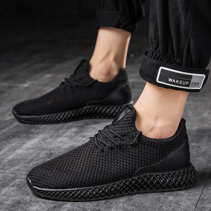 туфли кроссовки мужские TULUO 2019 легкие летняя уличная сетчатая дышащая спортивная