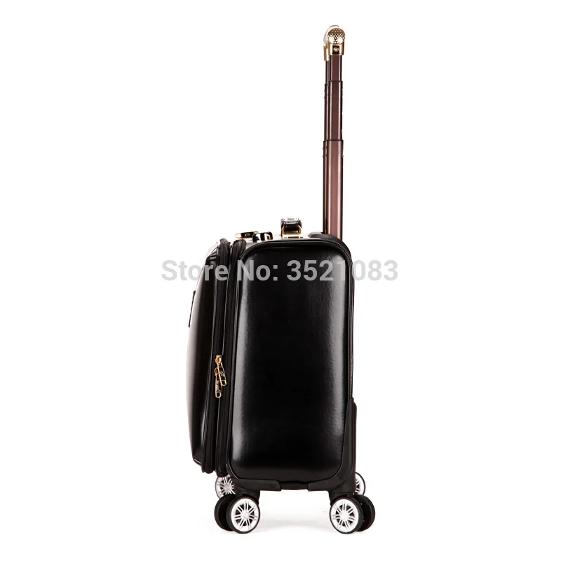 16 дюймов переносная сумка из искусственной кожи чехол для чемодана на колесиках