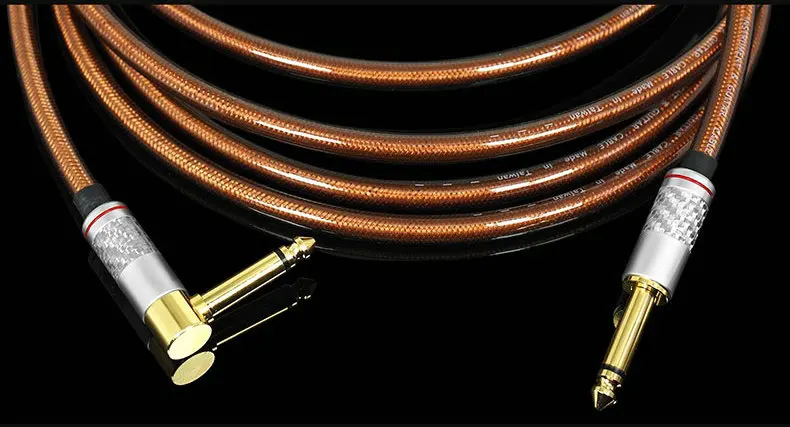 

NEW 6.5MM TS TO 6.5MM TS MALE TO MALE CABLE AUDIO CABLE AUDIO WIRE FOR GUITAR MIXER AMPLIFIER 072201