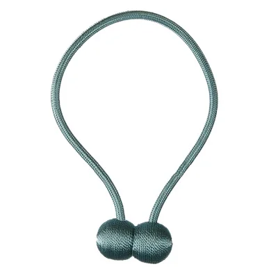 lakeblue 2шт простые магниты Tieback Пряжка для штор галстук занавес ремни зажимы держатель Бесплатный удар бинты аксессуары для украшения штор - Цвет: lakeblue