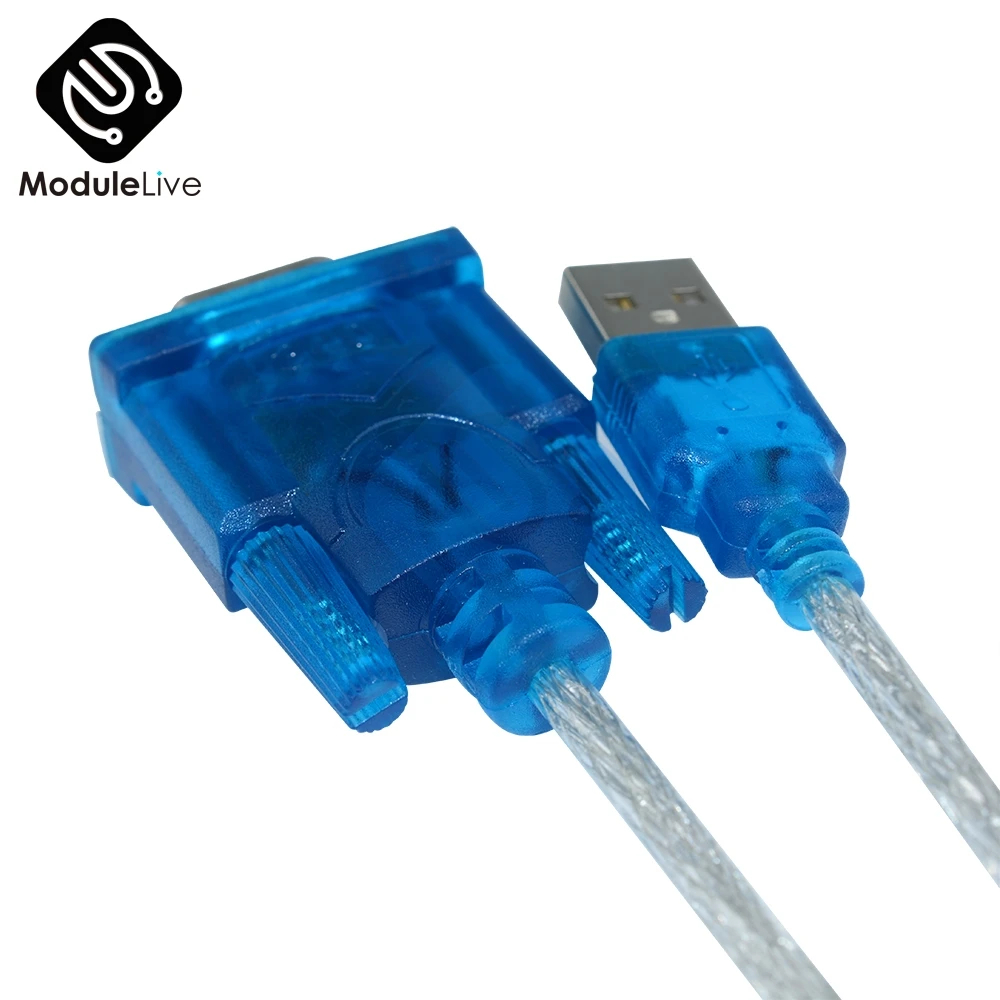 Кабель адаптер CH340 с USB на RS232 COM порт Серийный 9 Pin DB9 Поддержка Windows 7 для ПК PDA GPS