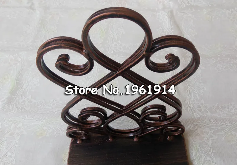 Железные поделки/металлическая подставка-держатель для книг декоративная