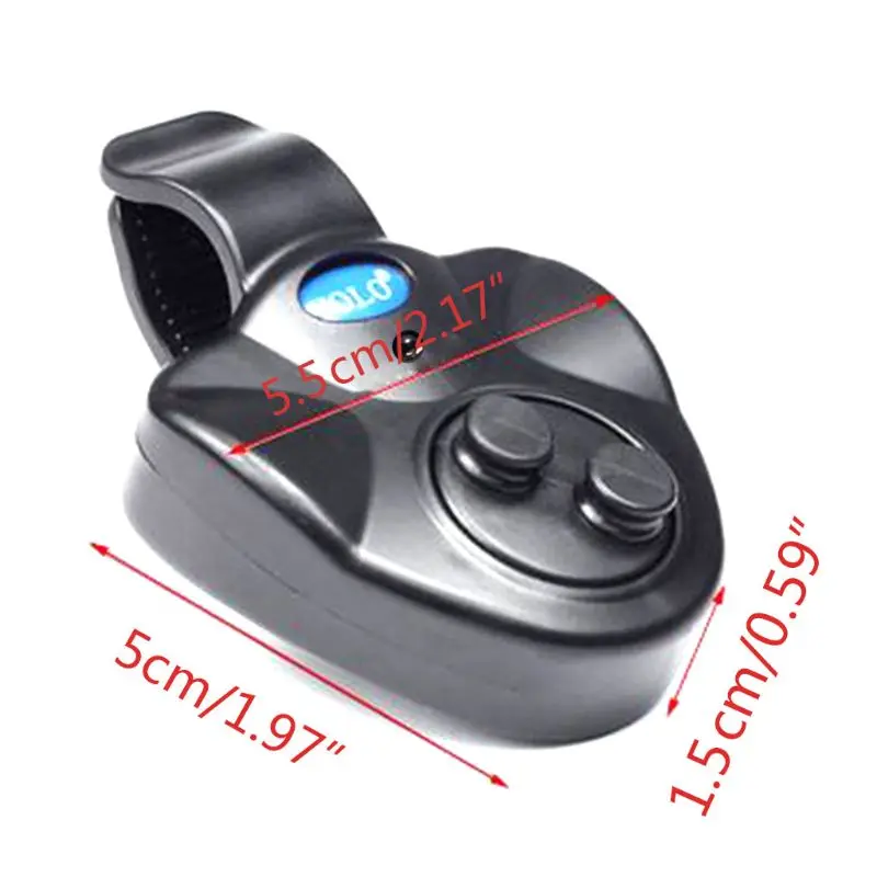 4 шт. Электронная светодиодная лампа для рыбалки Укус Потяните звуковой сигнал