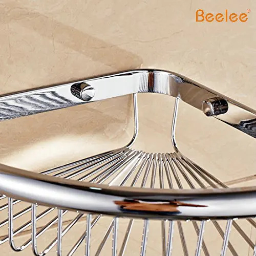 Угловые полки для ванной Beelee BA8401C из алюминиевого сплава держатель мыла и шампуня