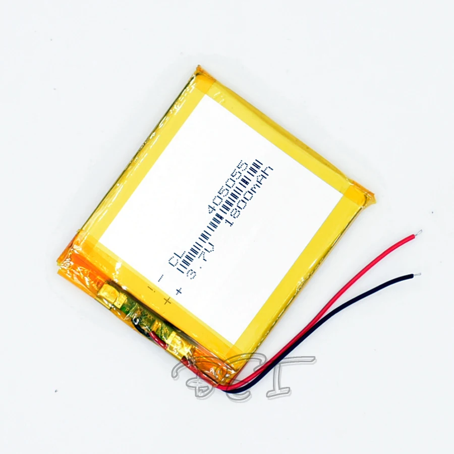 

10pcs 3.7V 1800 mAh 405055 Li-Polymer Rechargeable Battery Li Po ion LI for GPS Bluetooth LED TOY MP3 MP4 045055