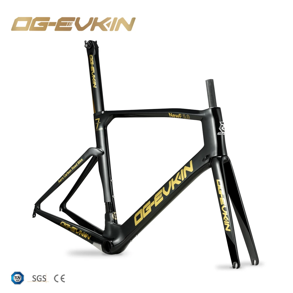OG-EVKIN CF017 T1000 карбоновая рама для шоссейного велосипеда UD Глянцевая BB386 Di2 и механическая рама карбоновый дорожный велосипед 48 50 52 54 см