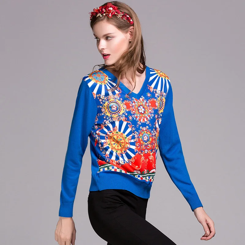 Новый Модный повседневный дизайнерский тонкий свитер для женщин