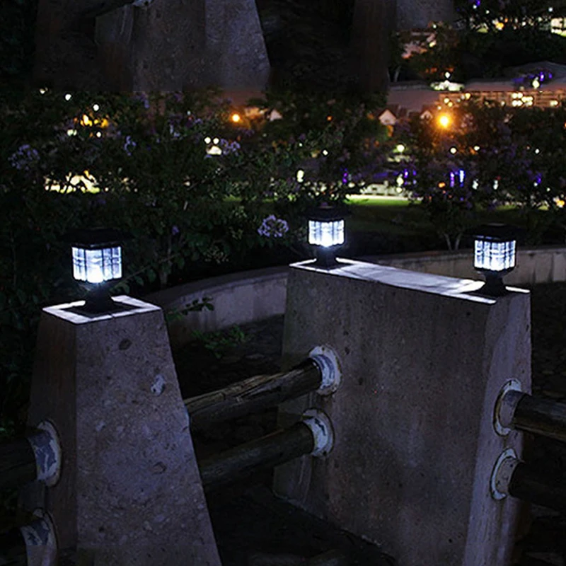 2 шт./лот светодиодные лампы на солнечной батарее для сада водонепроницаемые